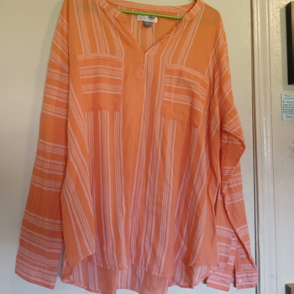 Old Navy XL orange cotton top